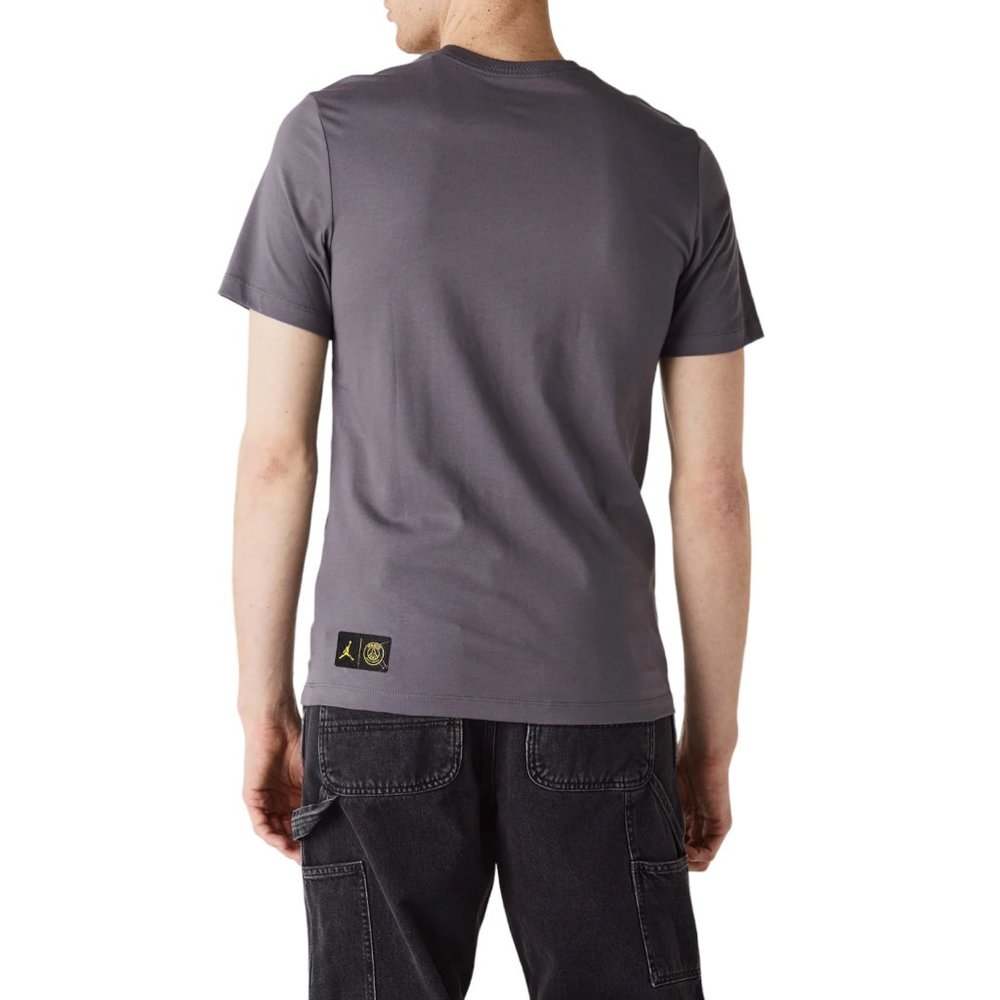 Nike Air Jordan Paris Saint-Germain T-Shirt DV0634-014 Gray Men's - Picture 3 of 3